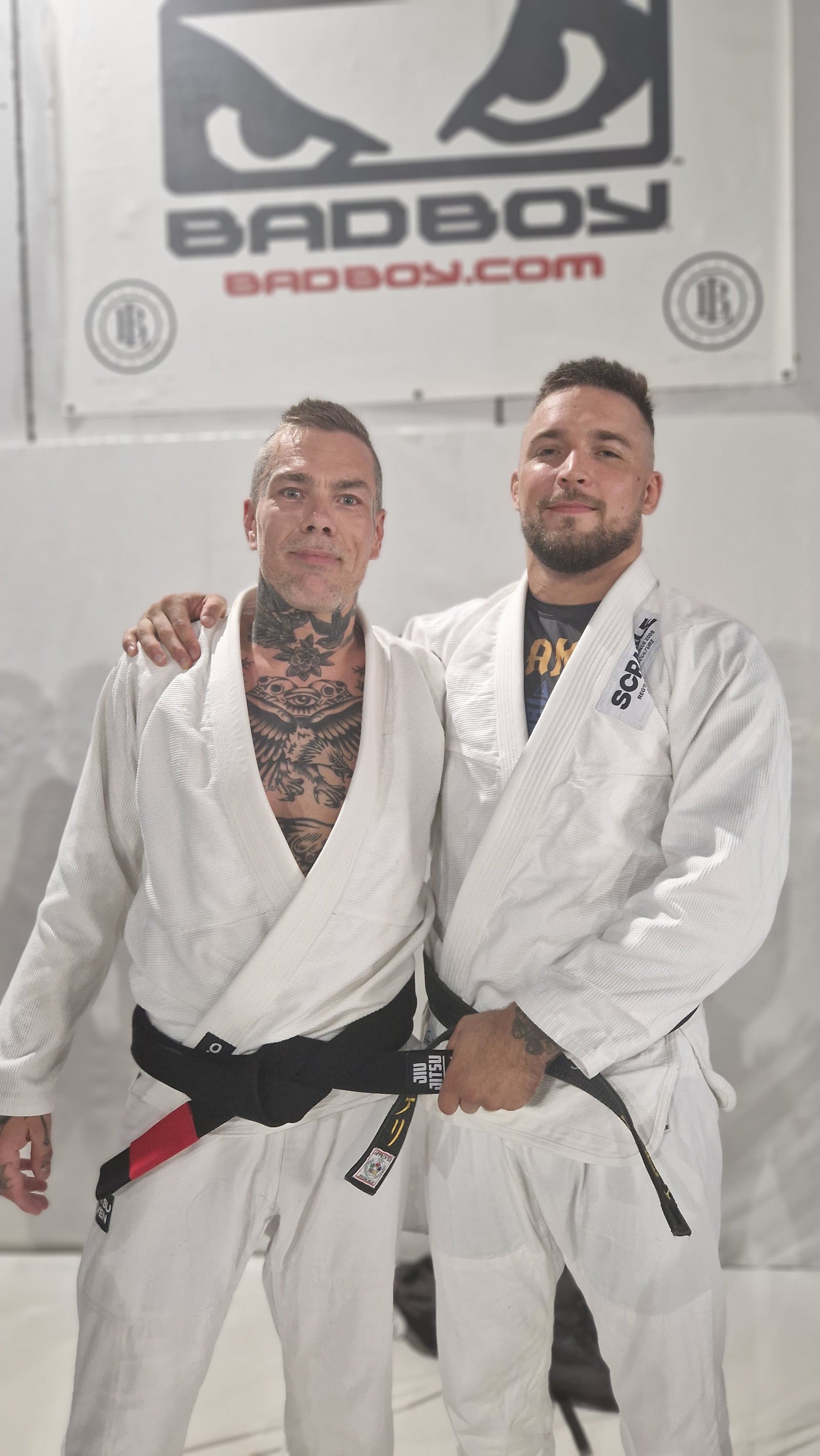 Miko Hytönen receiving his black belt